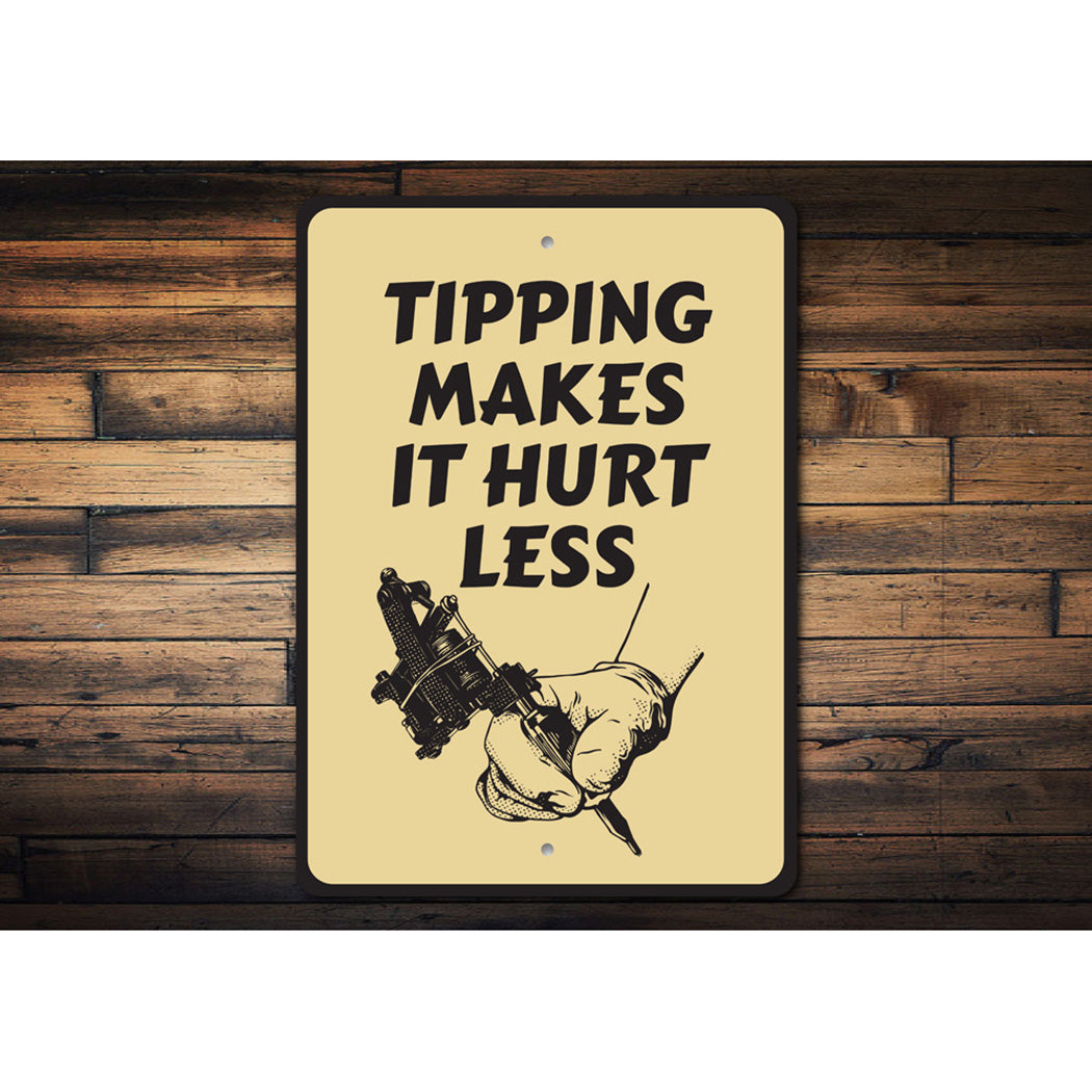 Tipping Tattoo Sign