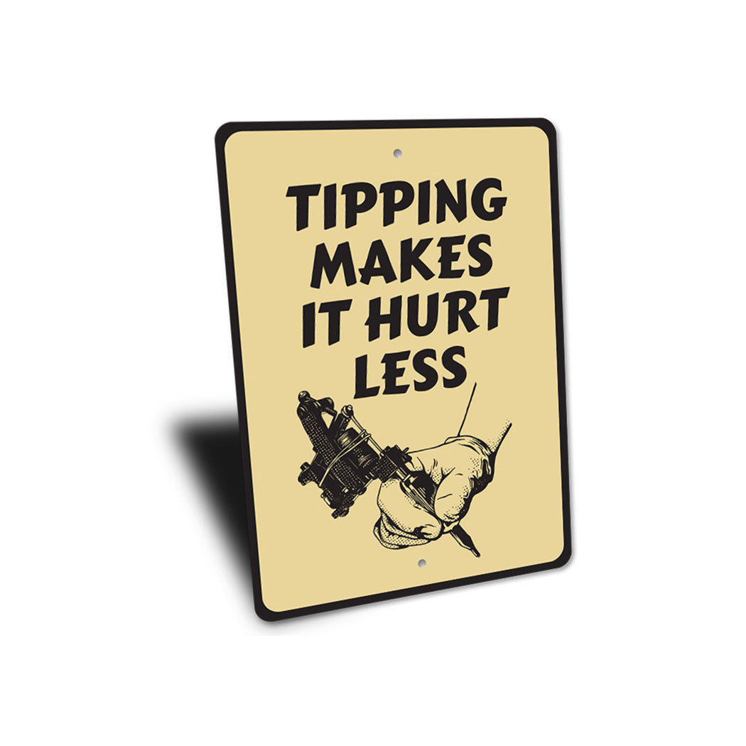 Tipping Tattoo Sign