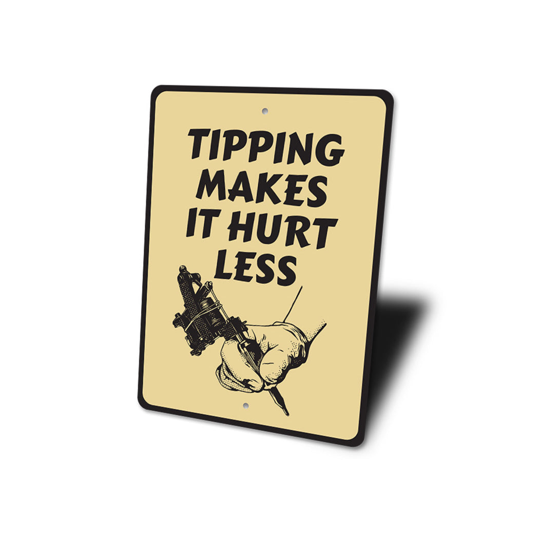 Tipping Tattoo Sign