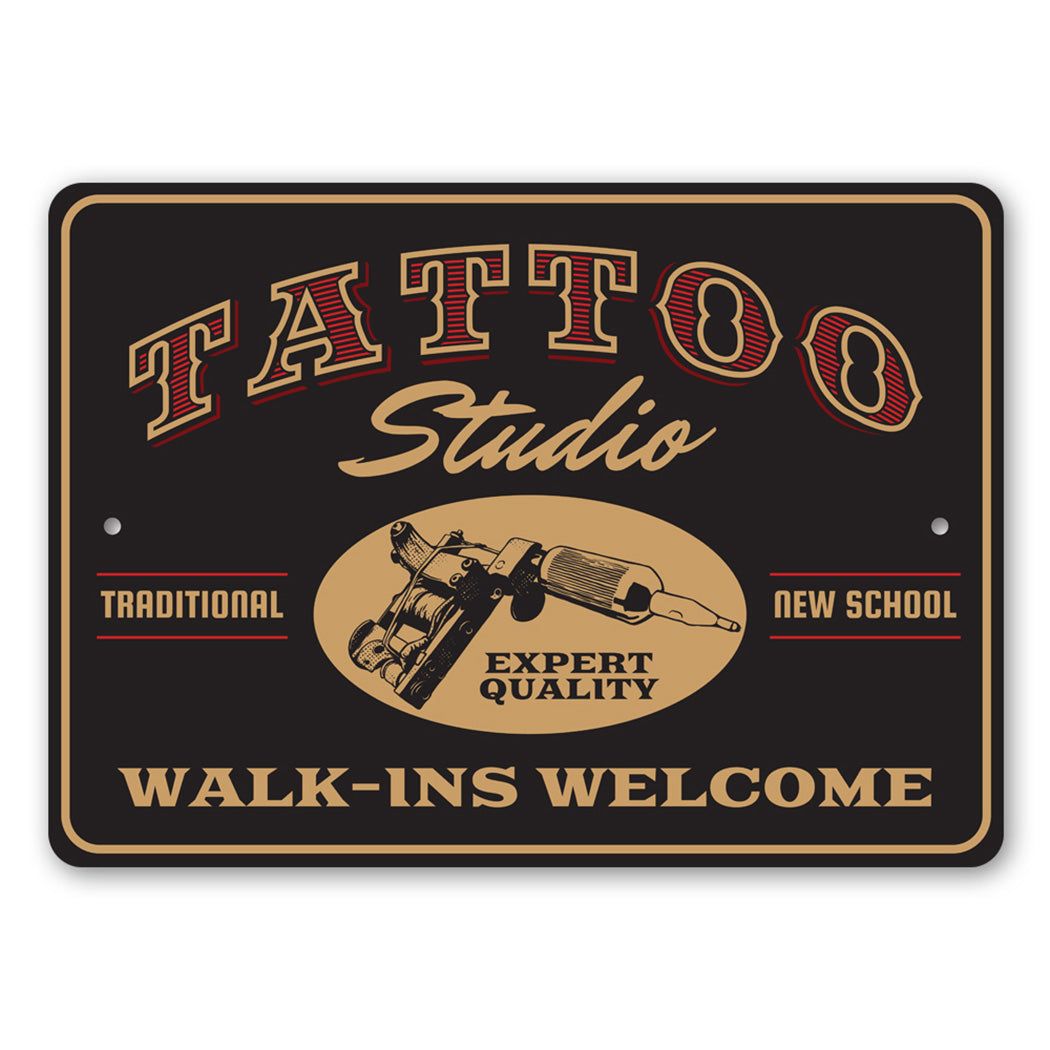 Vintage Tattoo Metal Sign