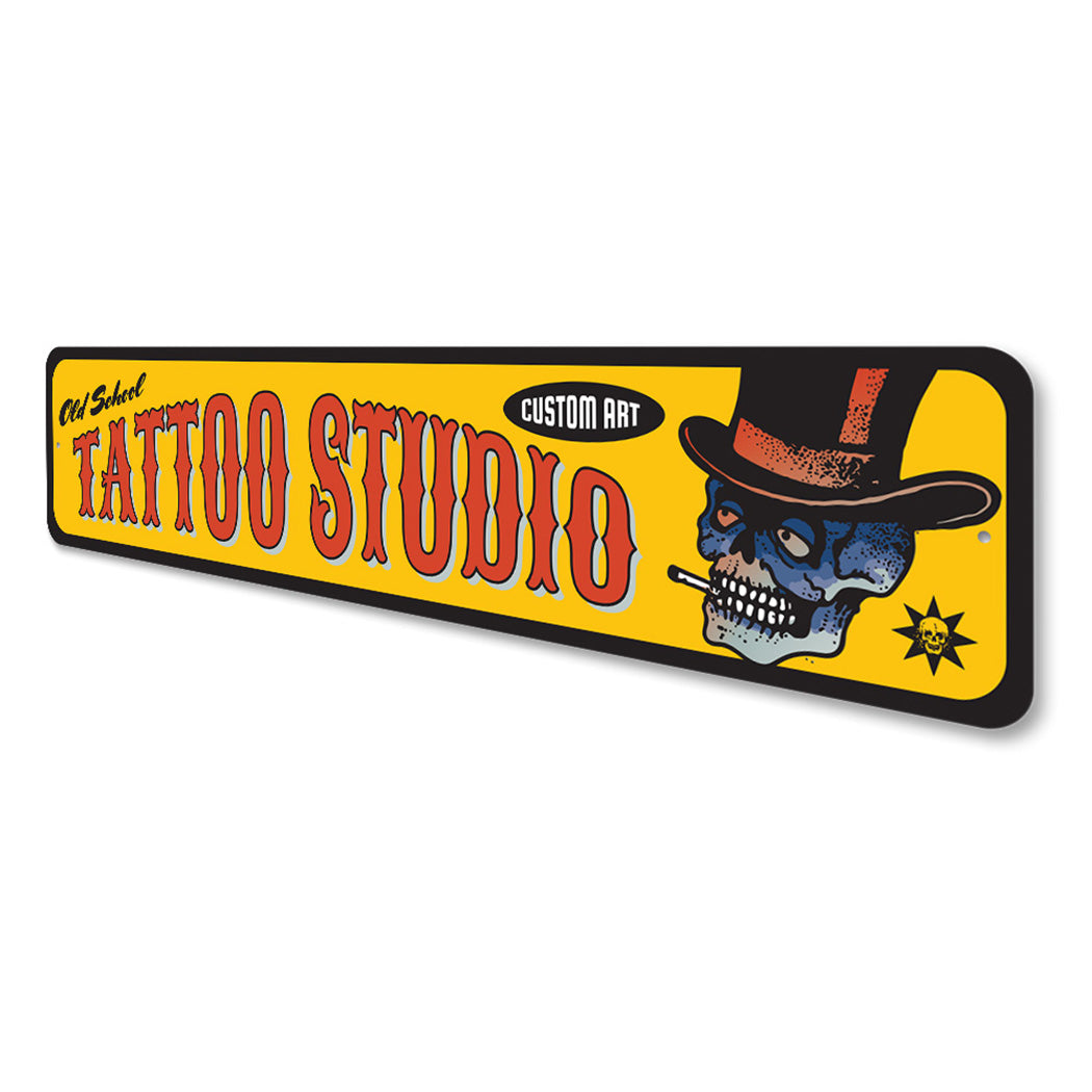 Old School Tattoo Studio Sign