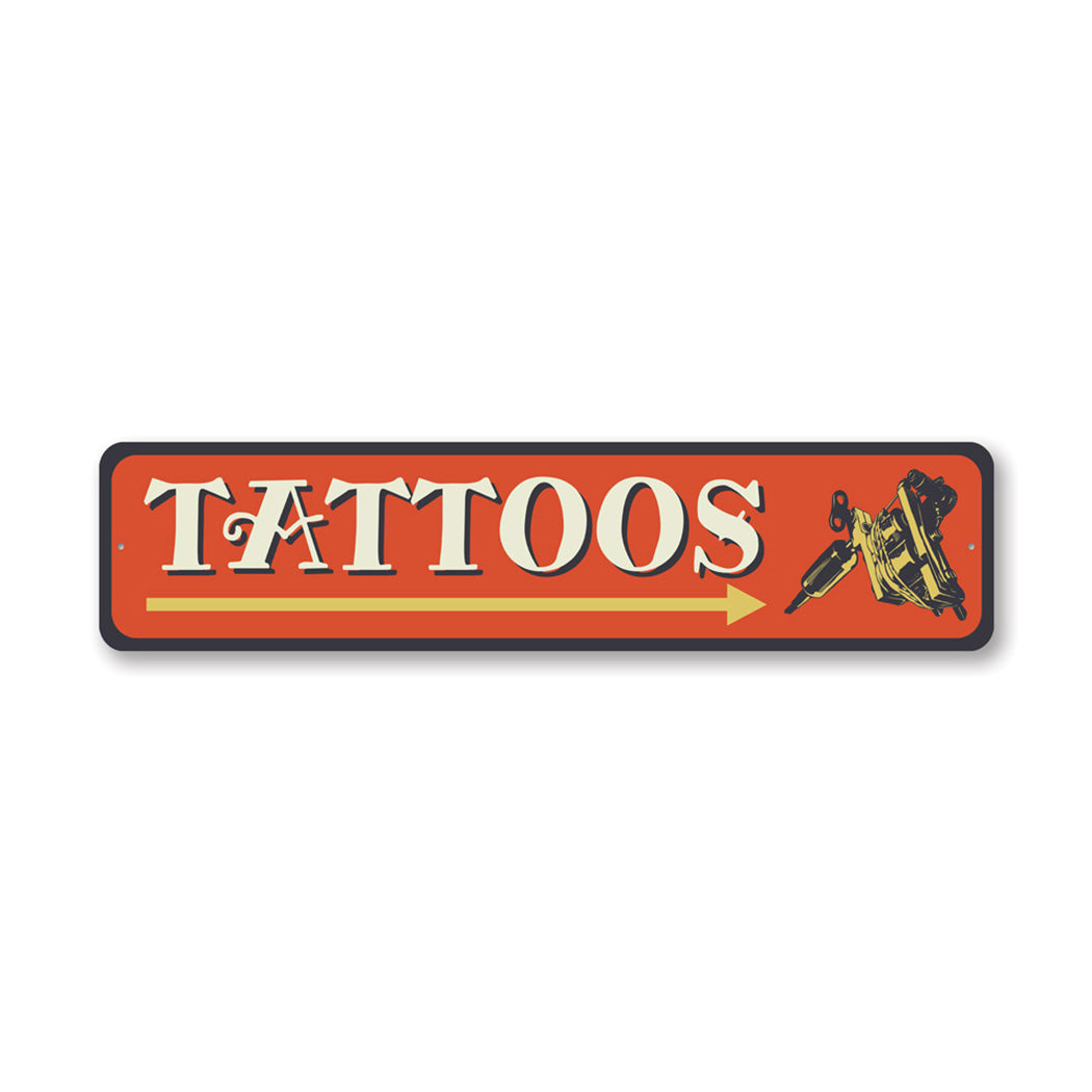 Tattoos Metal Sign