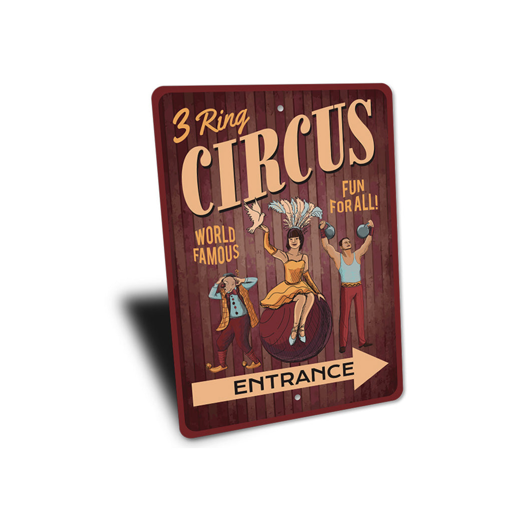 3 Ring Circus Sign