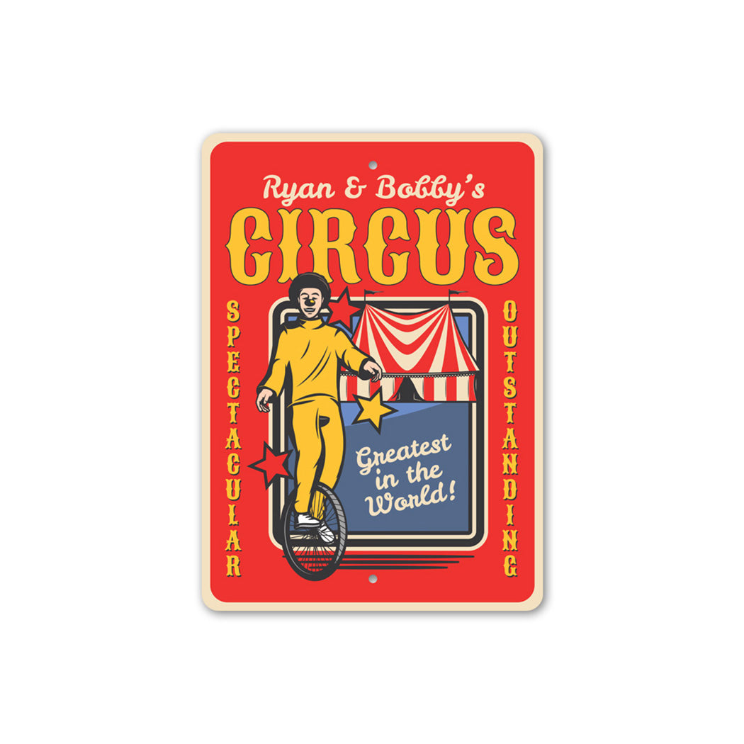 Custom Circus Sign