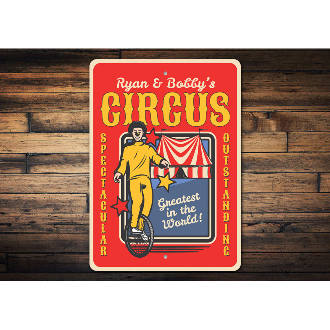 Custom Circus Sign