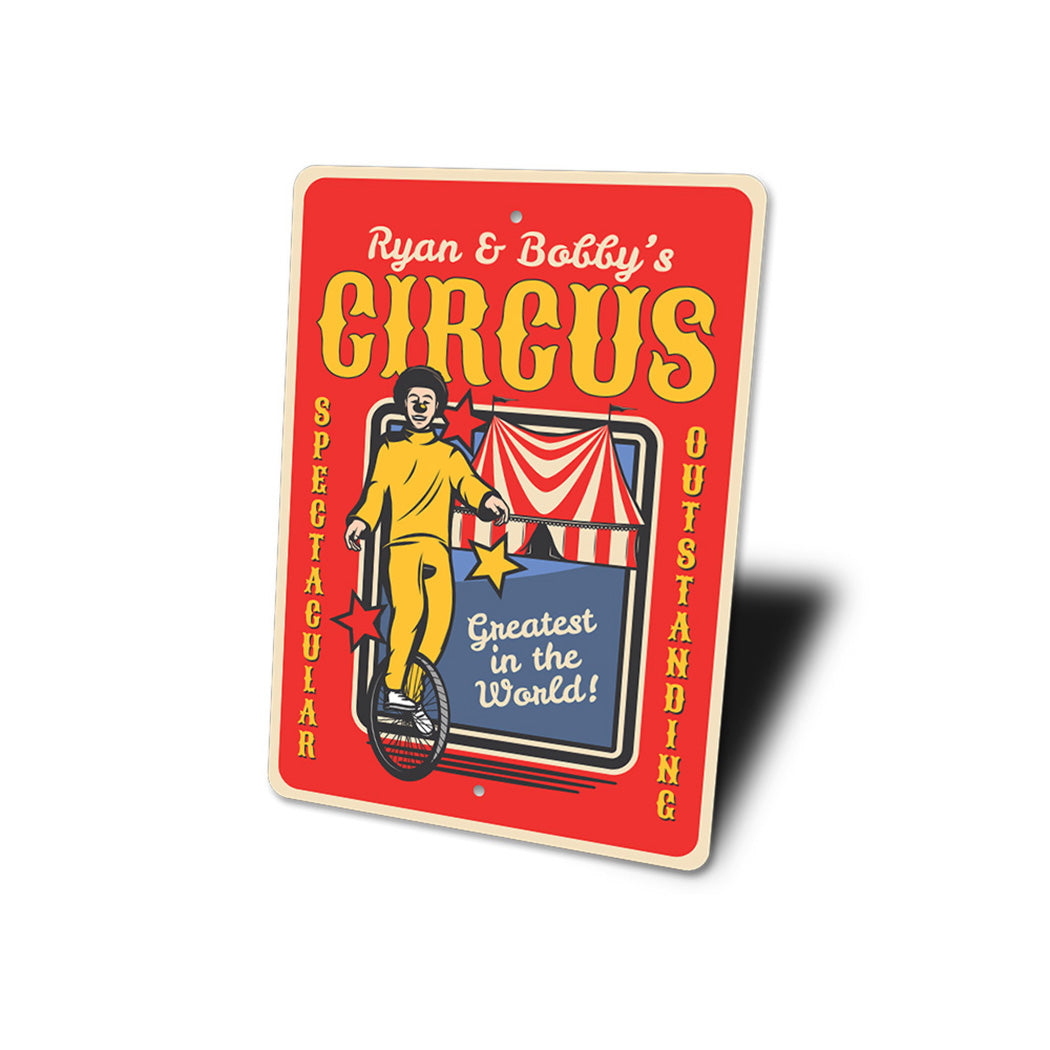 Custom Circus Sign