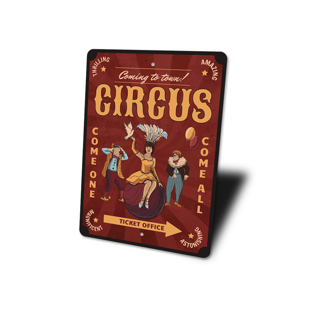 Circus Ticket Office Sign