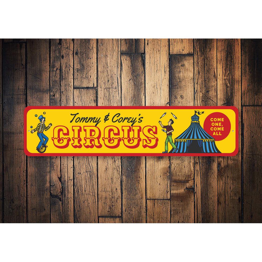 Retro Circus Sign