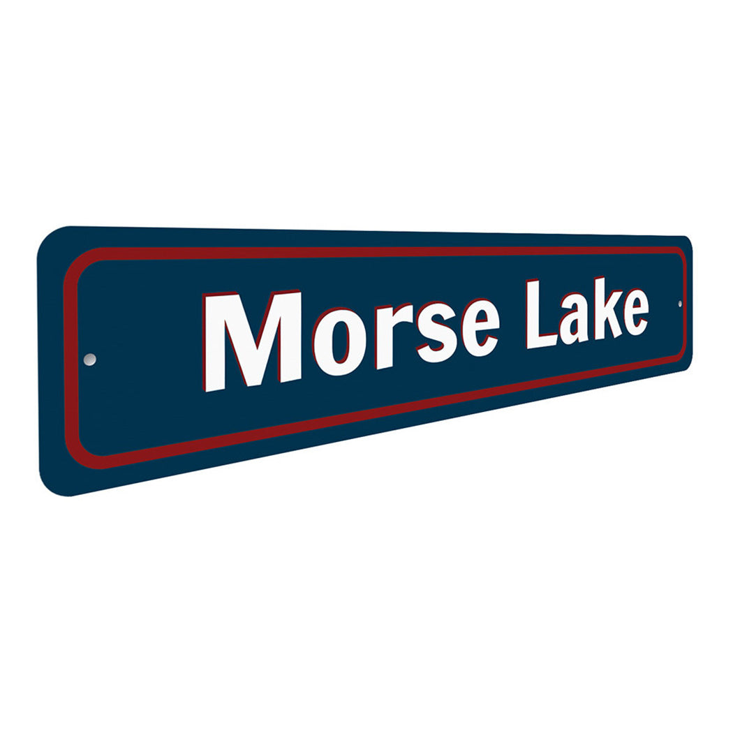 Lake Name Entrance Sign