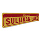 Welcome Lake Name Sign