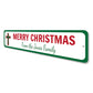 Christmas Cross Sign