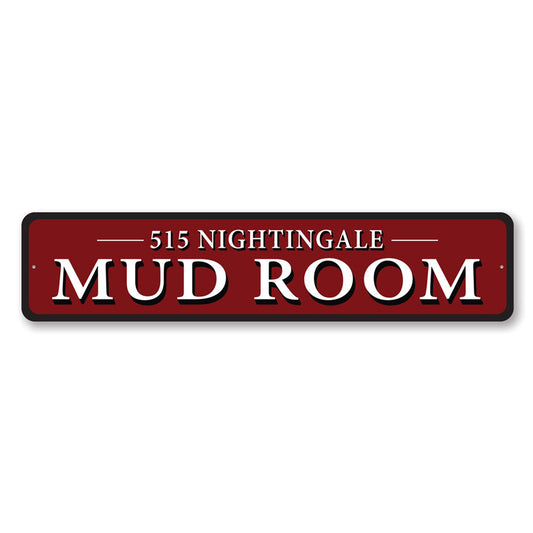 Personalized Home Mud Room Sign