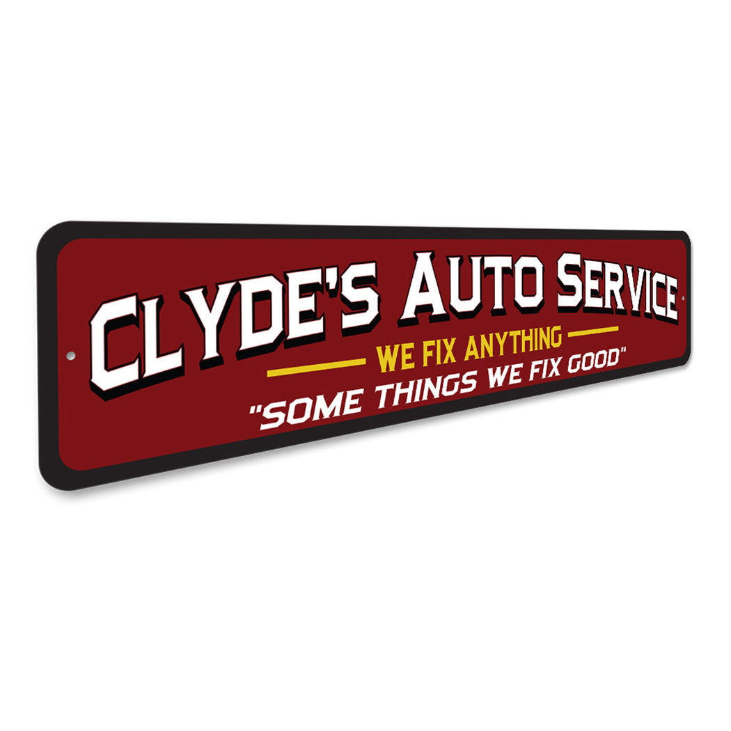 Auto Service Sign