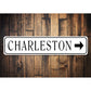 Charleston Arrow Sign