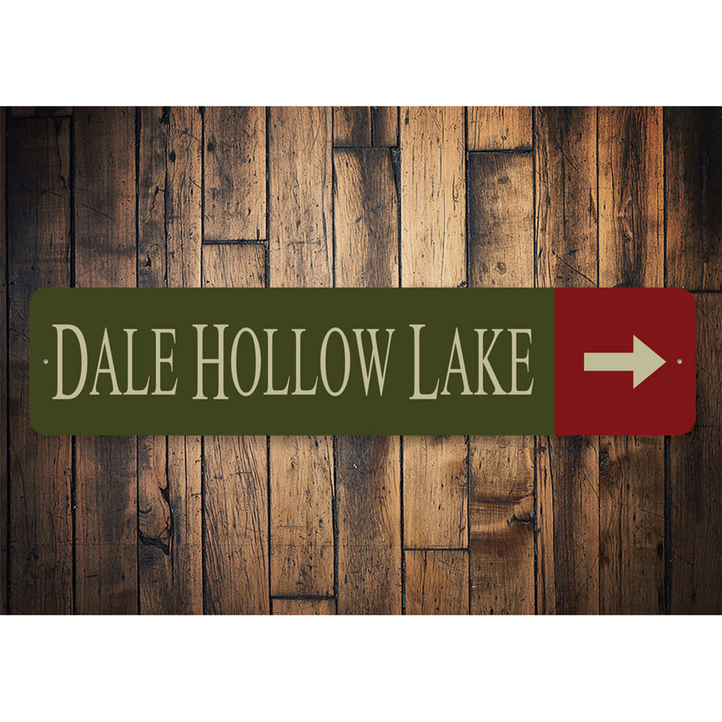 Dale Hollow Lake Arrow Sign