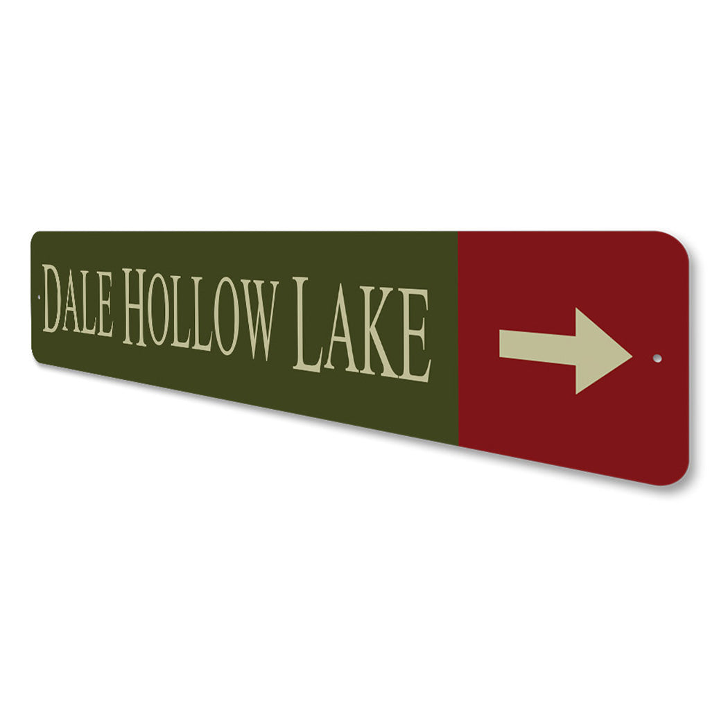 Dale Hollow Lake Arrow Sign