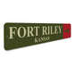 Fort Riley Kansas Custom Arrow Sign