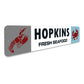 Custom Fresh Seafood Crab And Lobster Sign