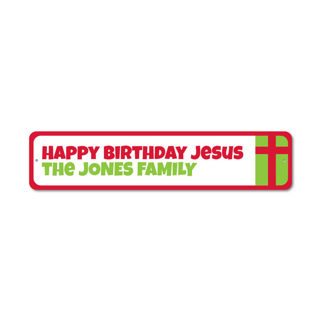 Jesus Holiday Metal Sign