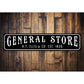 General Store Personalized Established Year Sign