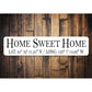 Home Sweet Home Latitude And Longitude Sign