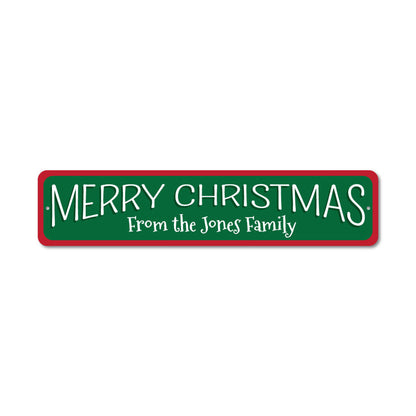 Christmas Metal Sign