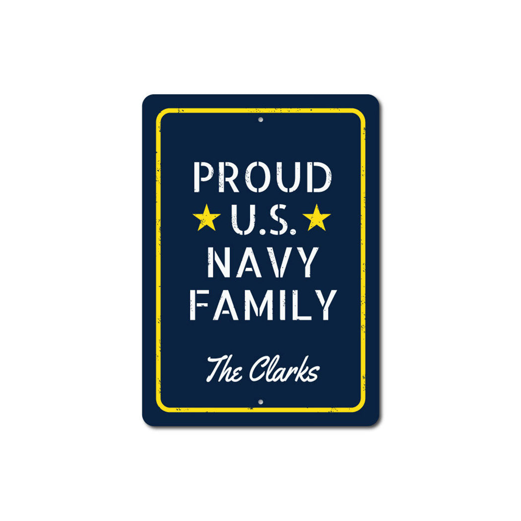 US Navy Metal Sign