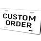 Custom Metal Sign Order 6" x 12" - 08