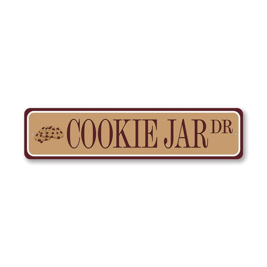 Cookie Jar Metal Sign