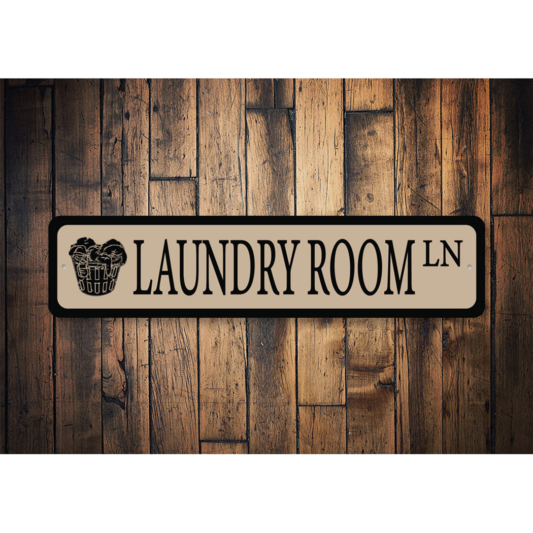 Laundry Room Street Sign