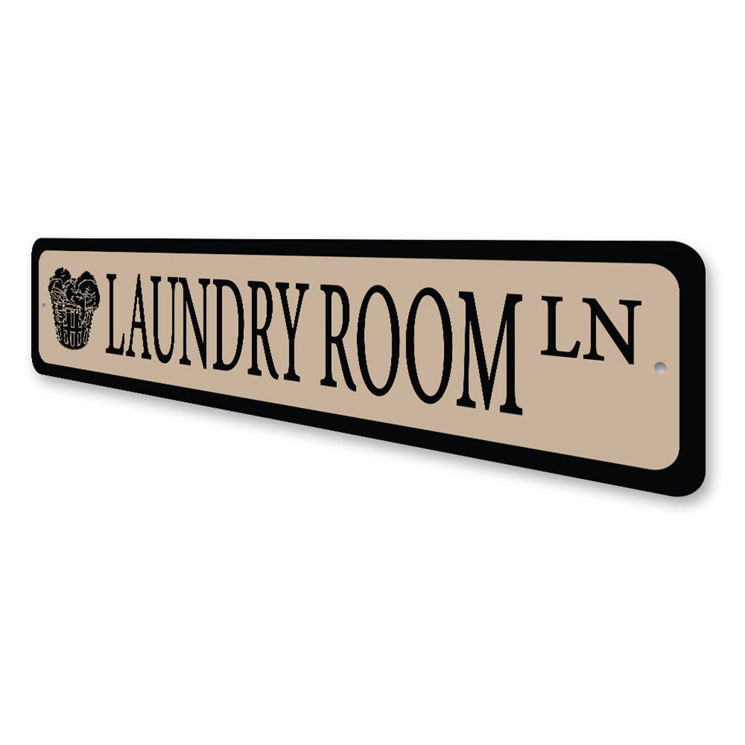 Laundry Room Street Sign