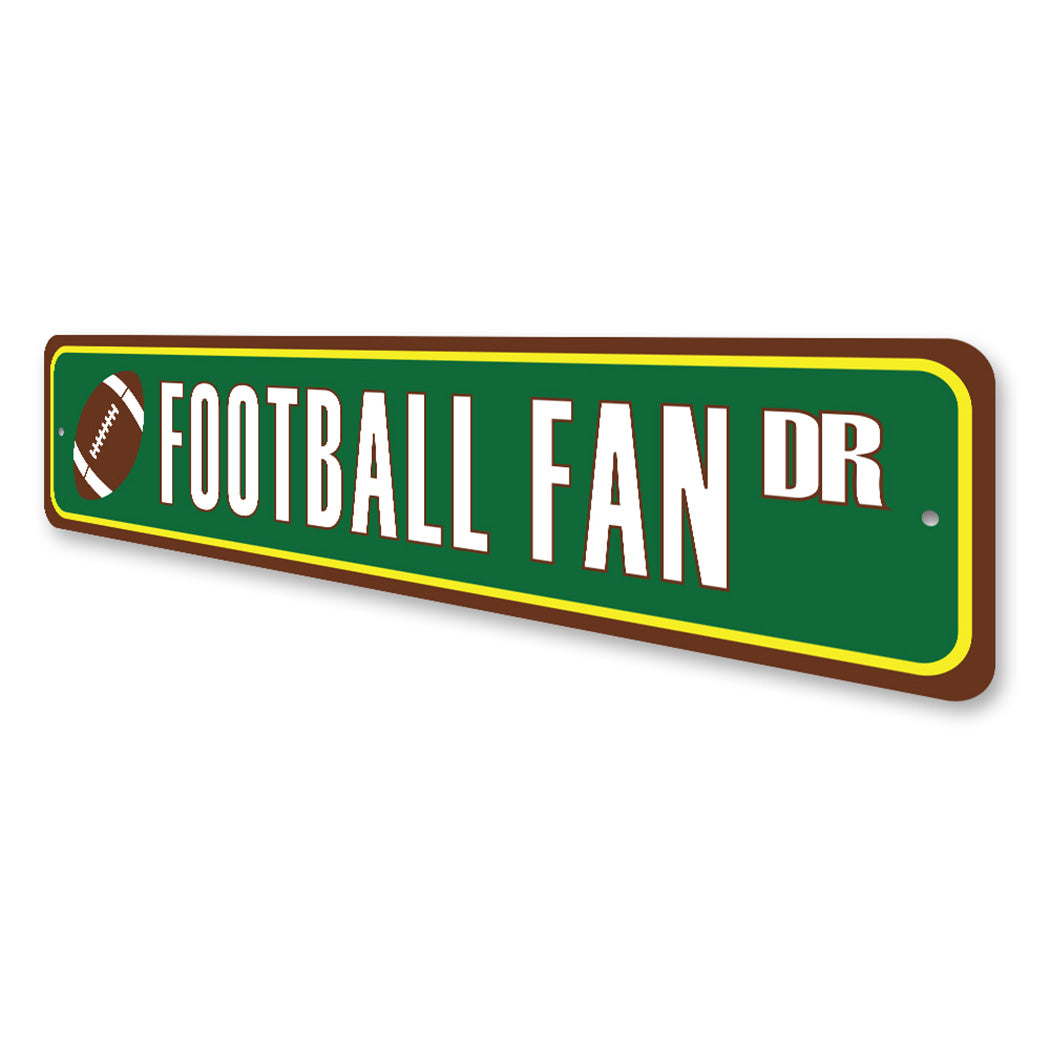 Football Street Sign