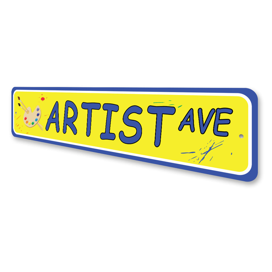 Artist Street Sign