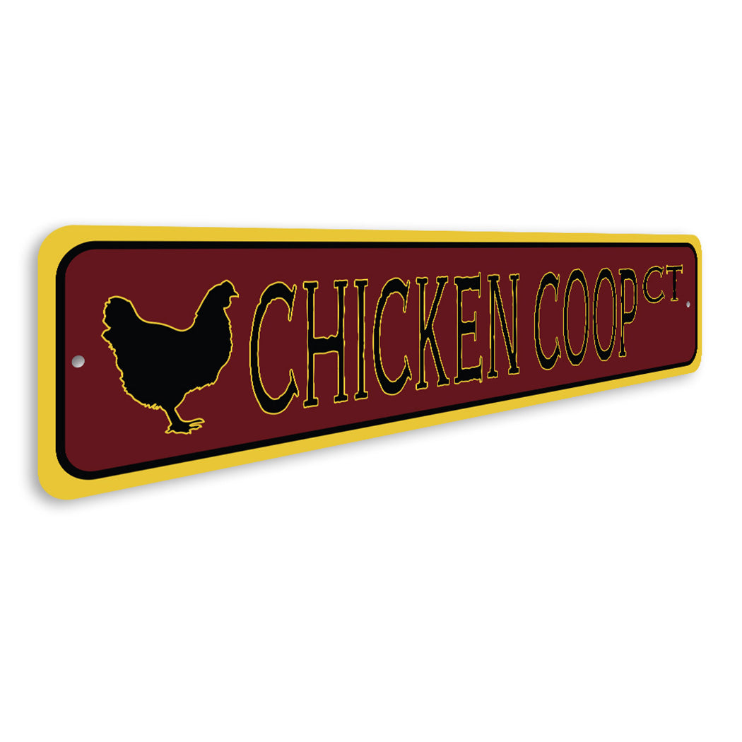 Chicken Coop Street Sign