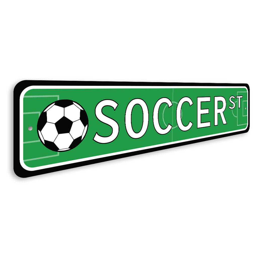 Soccer Street Sign