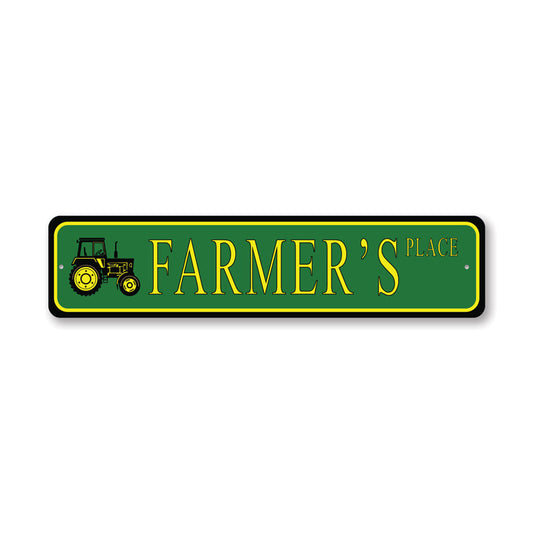 Farmer Street Metal Sign