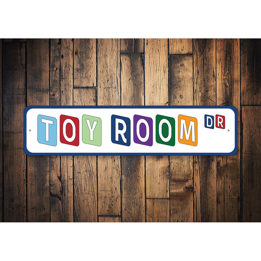 Toy Room Street Sign