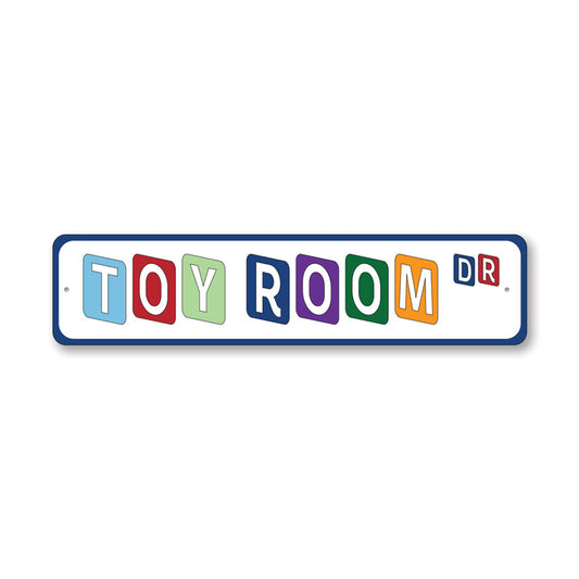 Toy Room Street Sign