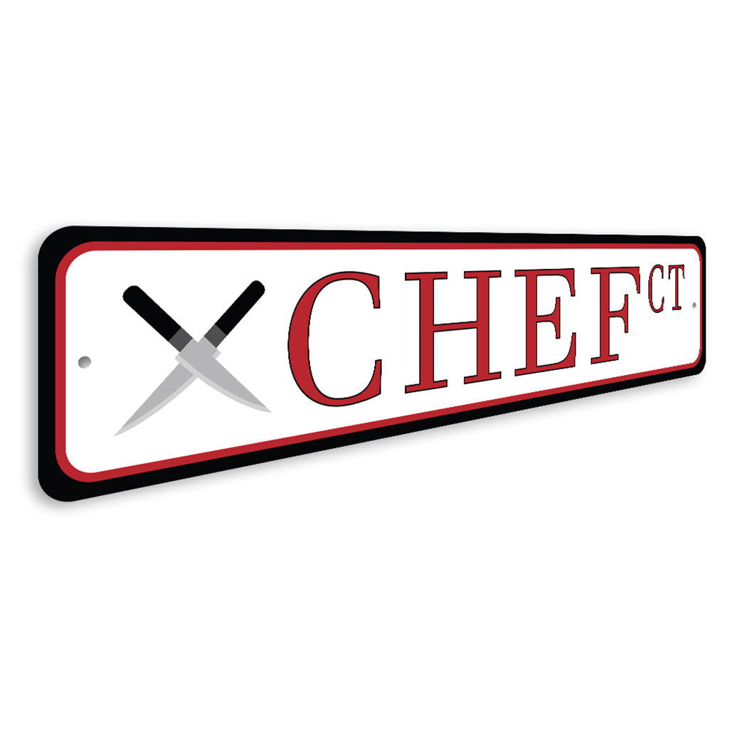 Chef Street Sign