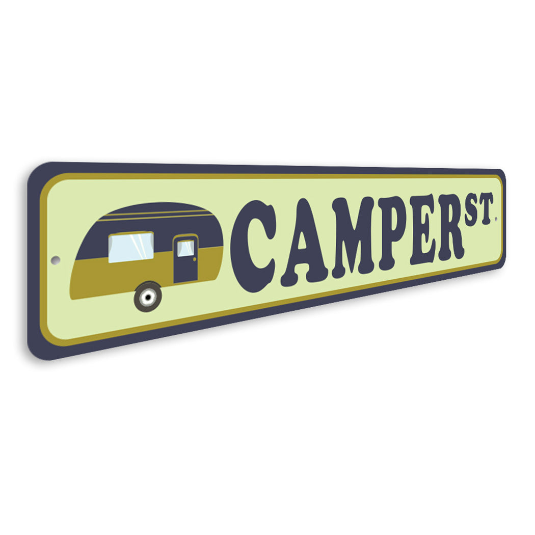 Camper Street Sign