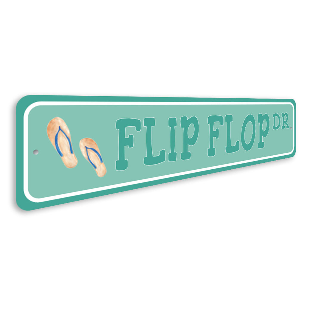 Flip Flop Street Sign