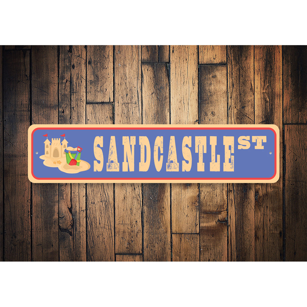 Sandcastle Street Sign