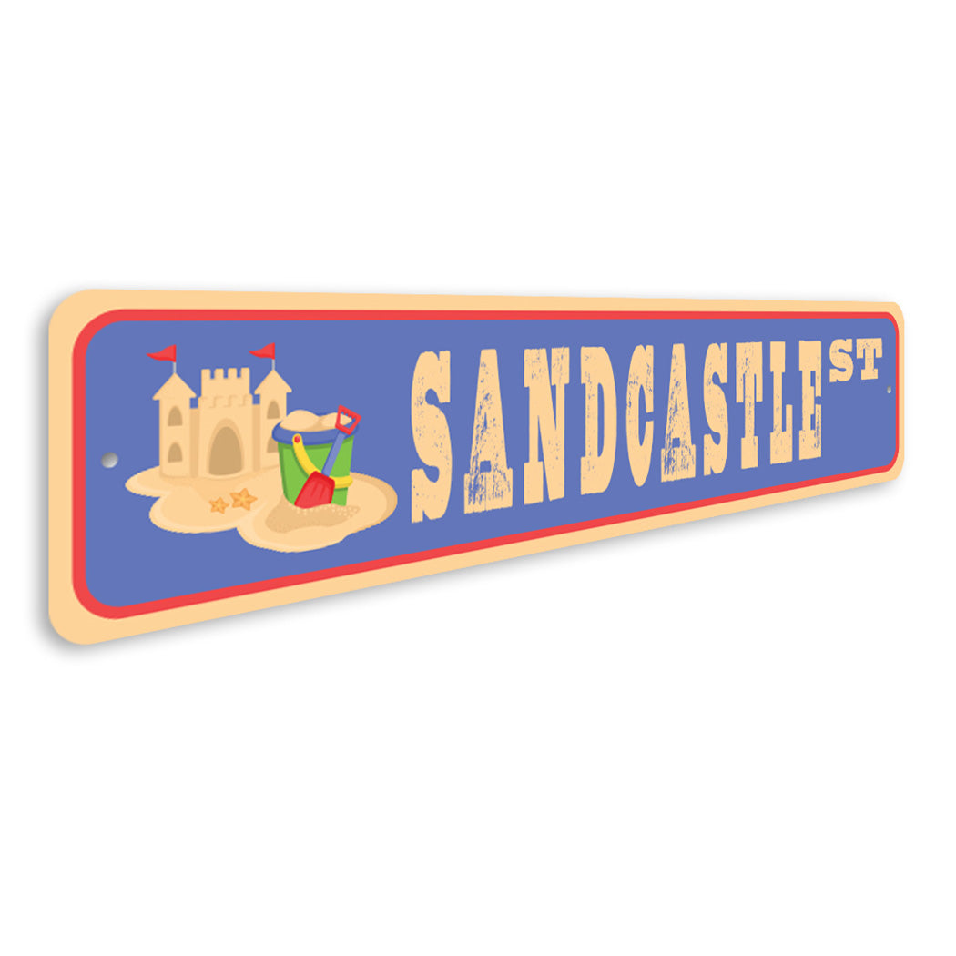 Sandcastle Street Sign