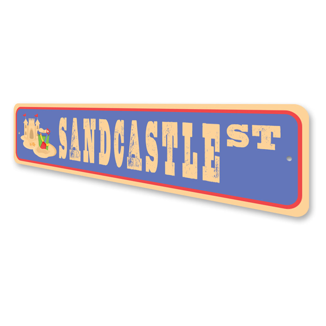 Sandcastle Street Sign