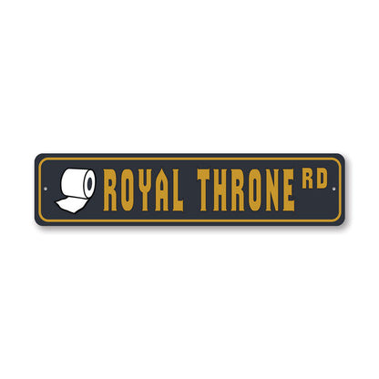 Royal Throne Metal Sign