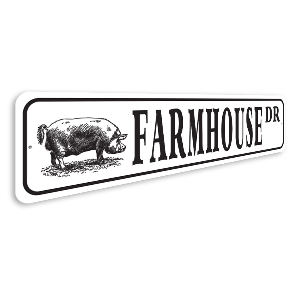 Farmhouse Street Sign