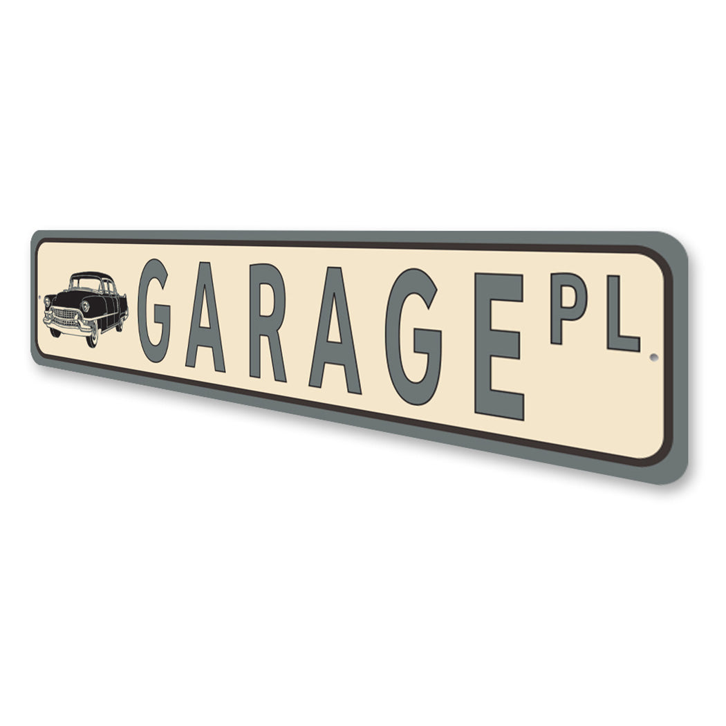 Garage Street Sign