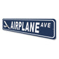 Airplane Street Sign