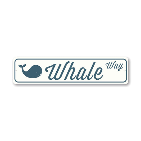 Whale Street Sign