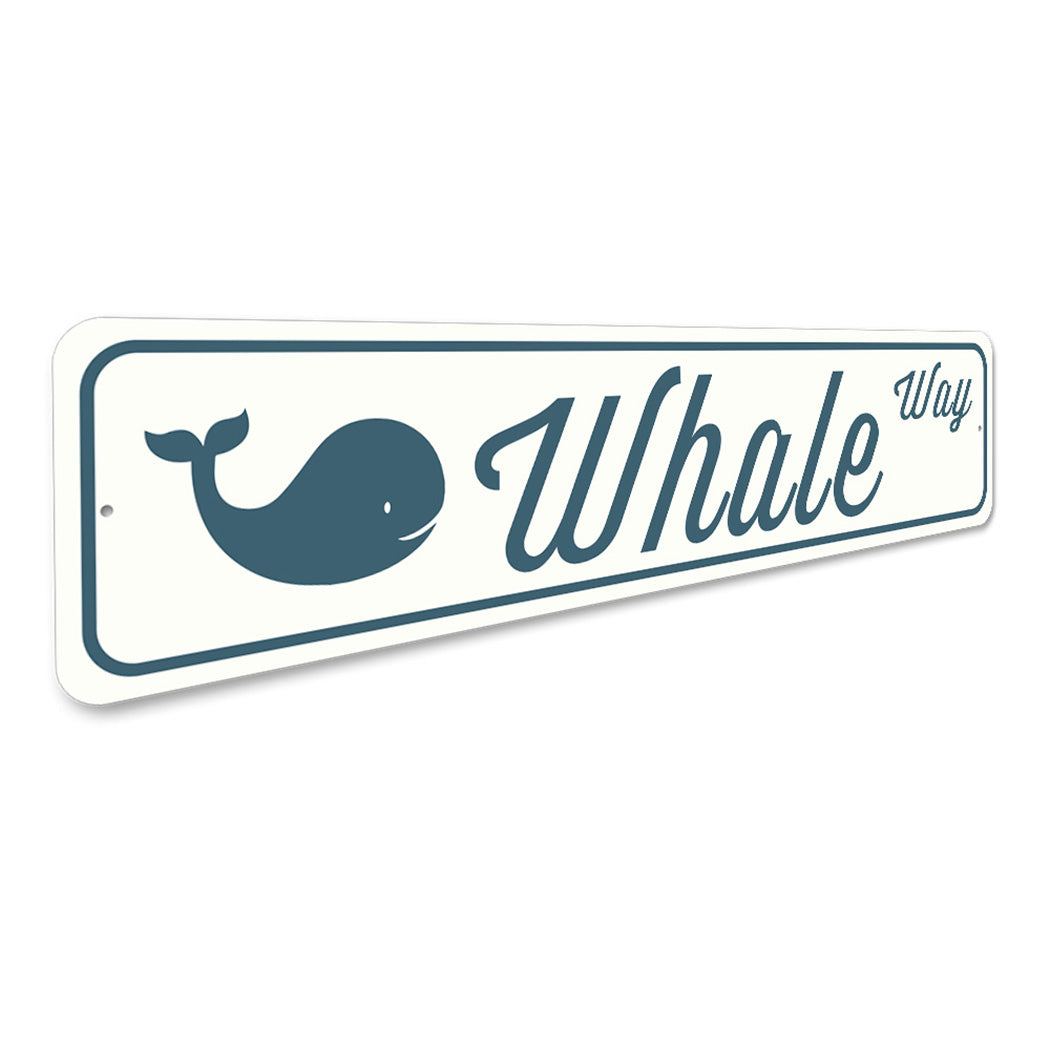 Whale Street Sign